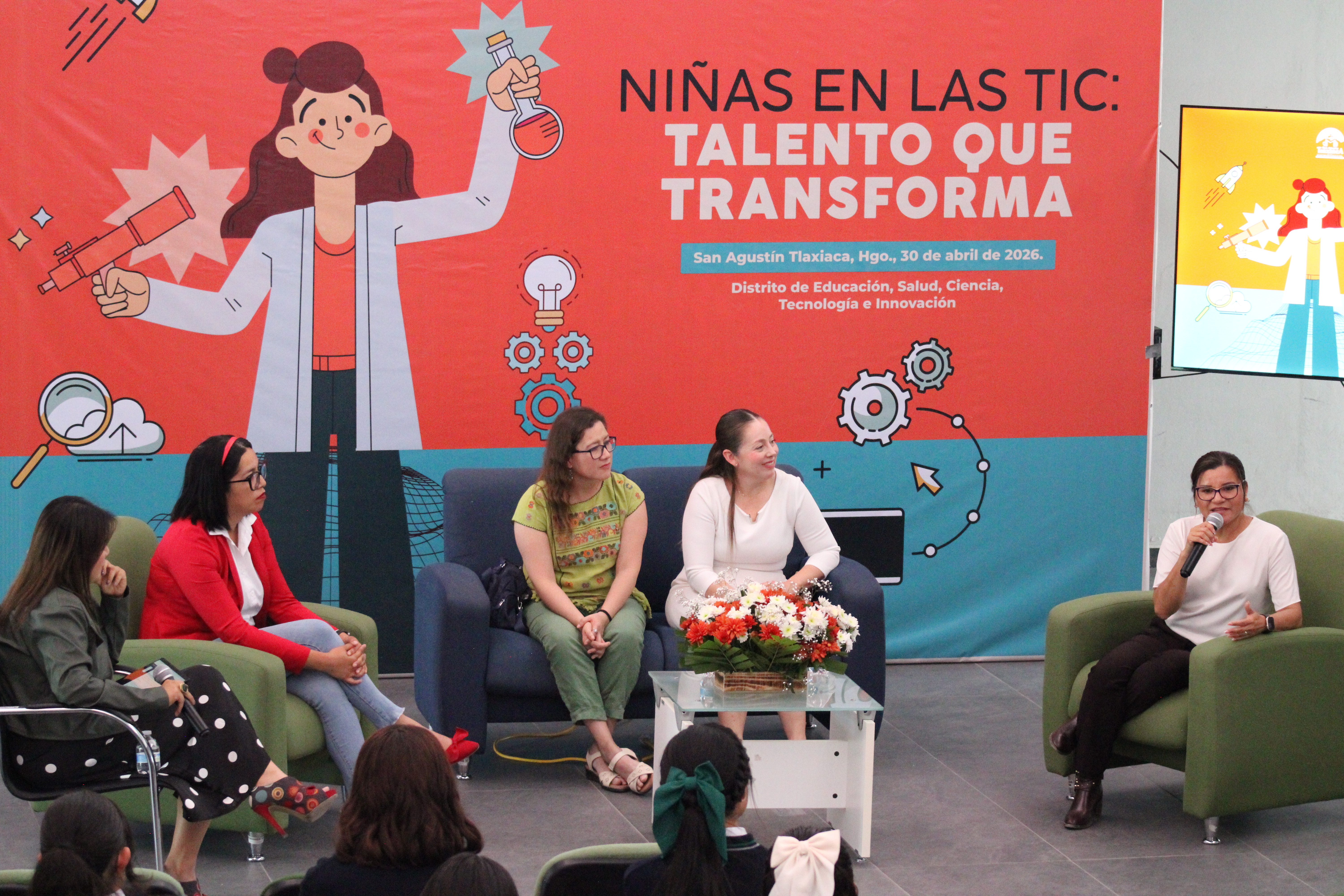 Fortalecen vocaciones científicas con “Niñas en las TIC: Talento que Transforma”